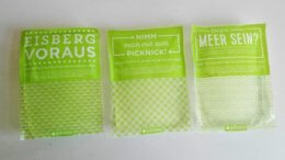 Kühlakkus grün bedruckt